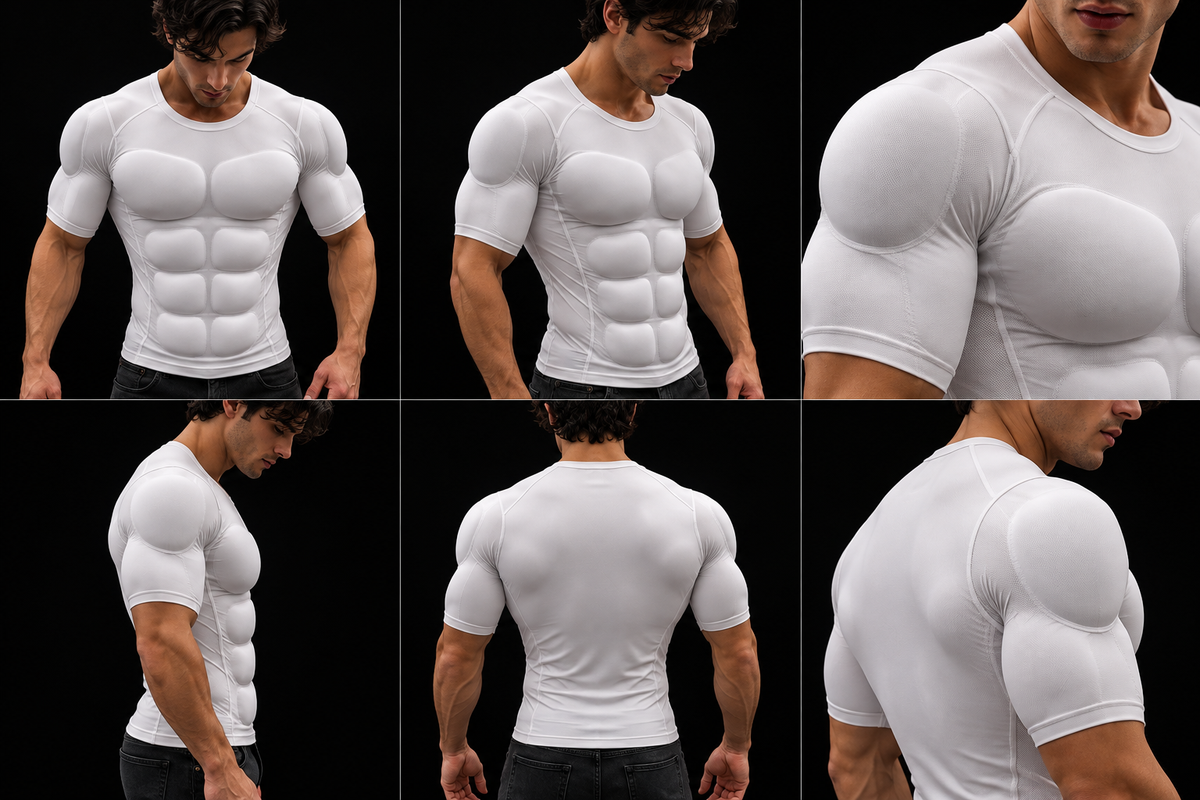REVYVE Alpha Sculpt Tee padded chest and arms