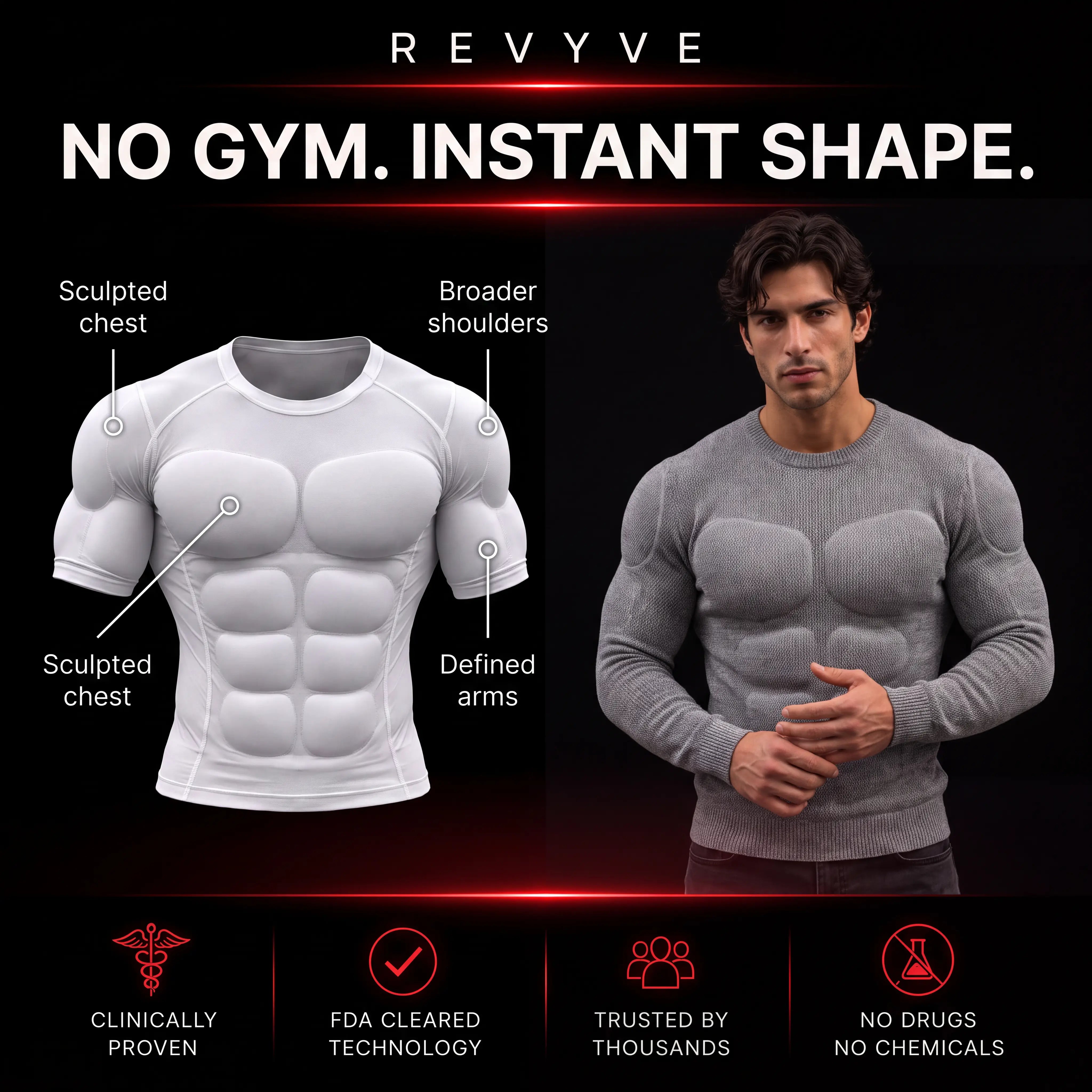 REVYVE Alpha Sculpt Tee